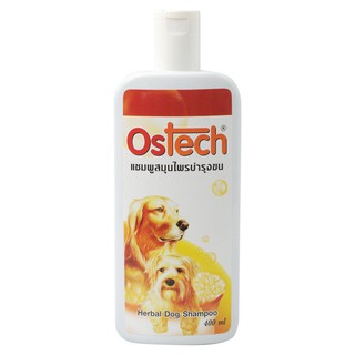 🔥HOT🔥 ออสเทค แชมพูสมุนไพรบำรุงขน 400 มล. OSTECH Herbal Dog Shampoo 400ml.