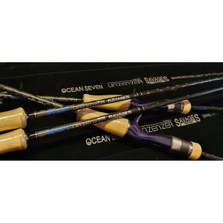 คันเบ็ด Ocean Seven อัลตราไลท์ Ultralight แบลงค์ X-CROSS  ปลายโซริด(SOLID TIP) OCEAN SEVEN SAVAGE-S