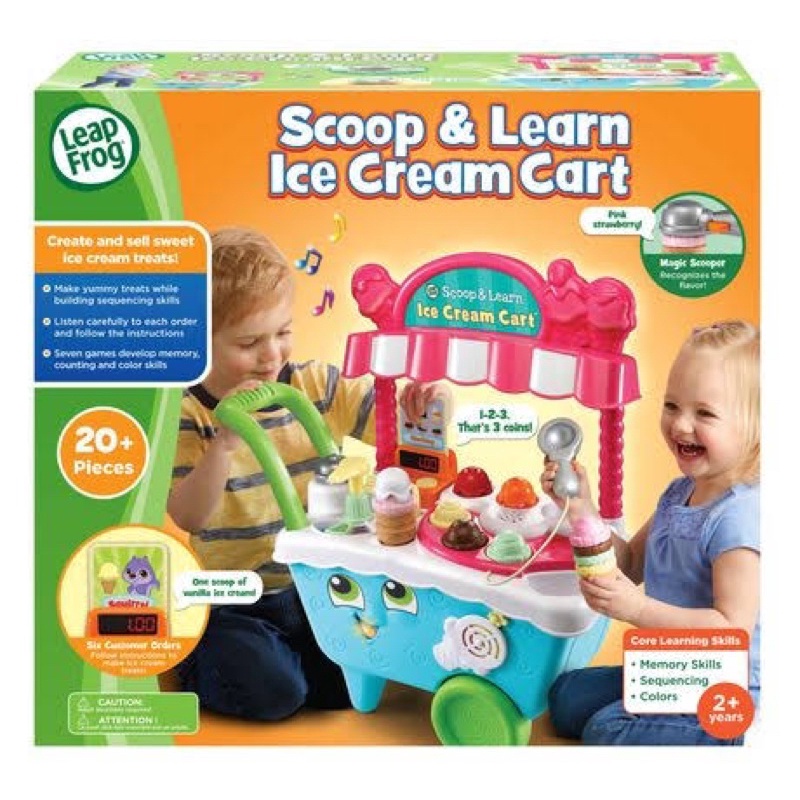 (พร้อมส่ง) Leapfrog Scoop&amp;Learn Ice Cream Cart