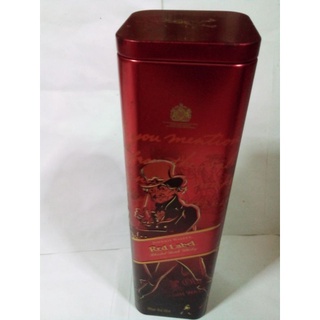 กล่องเหล็กวินเทจ JOHNNIE WALKER RED LABEL