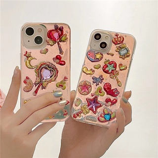 เคสโทรศัพท์มือถือ กันกระแทก ลายการ์ตูนนางฟ้าน่ารัก สําหรับ IPhone 14 13 12 11 Pro MAX 14promax