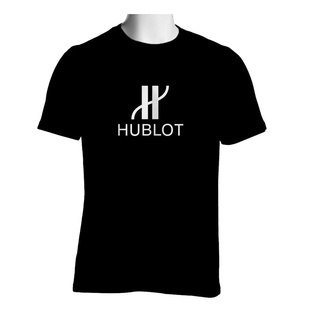 tshirtเสื้อยืดคอกลมฤดูร้อนเสื้อยืดผ้าฝ้าย พิมพ์ลาย Hublot Watches สีดํา สําหรับผู้ชาย AF123SD34636สามารถปรับแต่งได้Sto4X