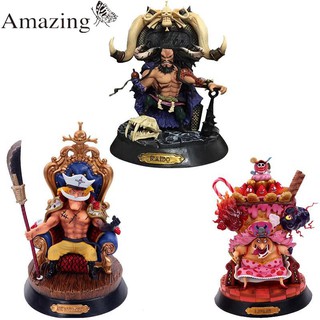 ฟิกเกอร์ One Piece Four emperors kaido Big Mom สีขาว