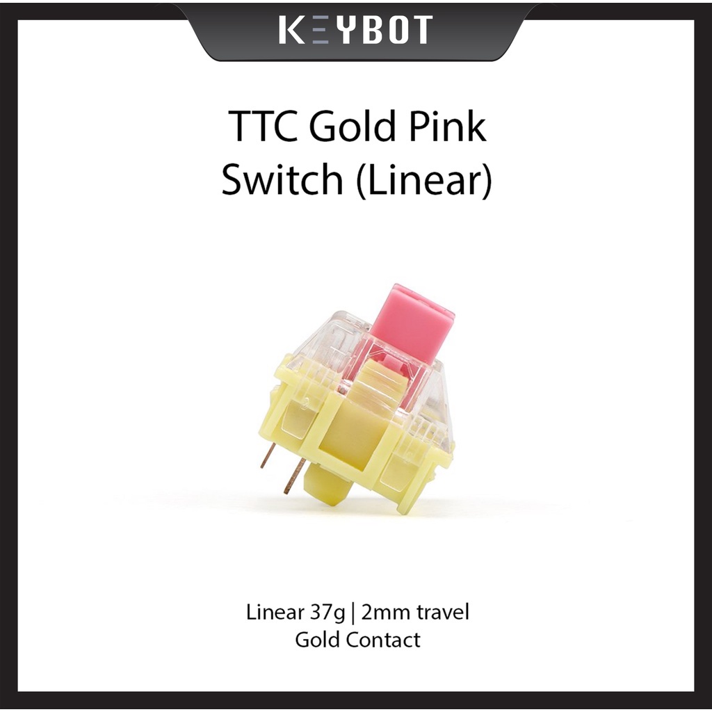 คีย์บอร์ดเชิงกล TTC Gold Pink