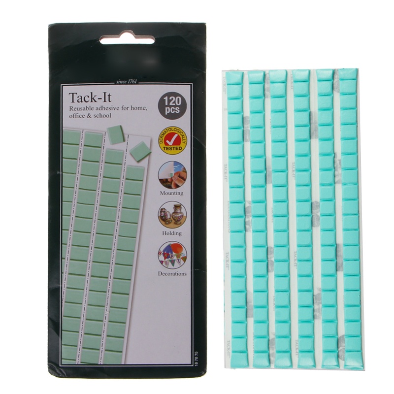 HL 120 ชิ้นโปสเตอร์ติดผนังแบบใช้ซ้ําได้ Putty กาวติดตั้ง Tacky Putty Party Supplies