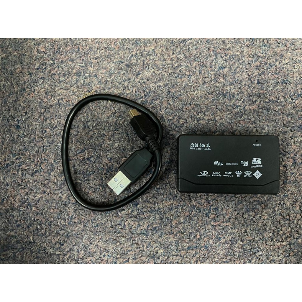 USB 2.0 เครื่องอ่านการ์ดออลอินวัน 6 ช่องรองรับ MS/SD/XD/TF/M2/CF/Micro SD (CR-S6/01)