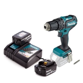 Makita DHP458RFE สว่านกระแทกไร้สาย พร้อมแบต 3.0ah และแท่นชาร์จ