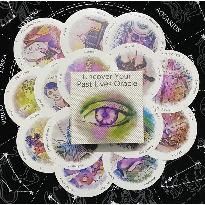 Uncover Your Past Lives Oracle English เกมกระดานการ์ดแบบกําหนดเอง