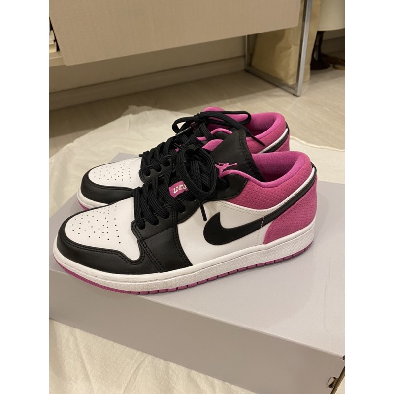 jordan 1 low pink and black