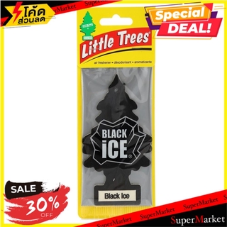 ถูกที่สุด✅  แขวนปรับอากาศรถ LITTLE TREES กลิ่นแบล็คไอซ์ น้ำหอมปรับอากาศ HANGING AIR FRESHENER LITTLE TREES BLACK ICE