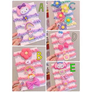 พร้อมส่ง Set โบว์รัดผม มี  5 แบบ