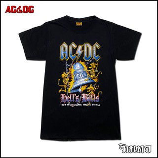 เสื้อวง ACDC คอกลมแขนสั้น ไม่มีตะเข็บข้าง 1 ตัว