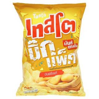 ✨นาทีทอง✨ เทสโต บิ๊กแพ็ค มันฝรั่งแท้ทอดกรอบชนิดแผ่นหยัก 150กรัม Tasto big pack authentic potato chips, wavy plate 150 gr