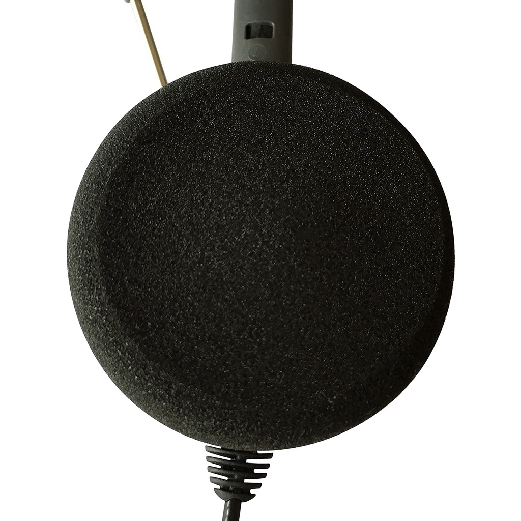 หูฟังแผ่นรองหูฟังฟองน้ํา Earmuffs สําหรับ Plantronics SupraPlus และ HW251N Blackwire C225 3220 3210 H251