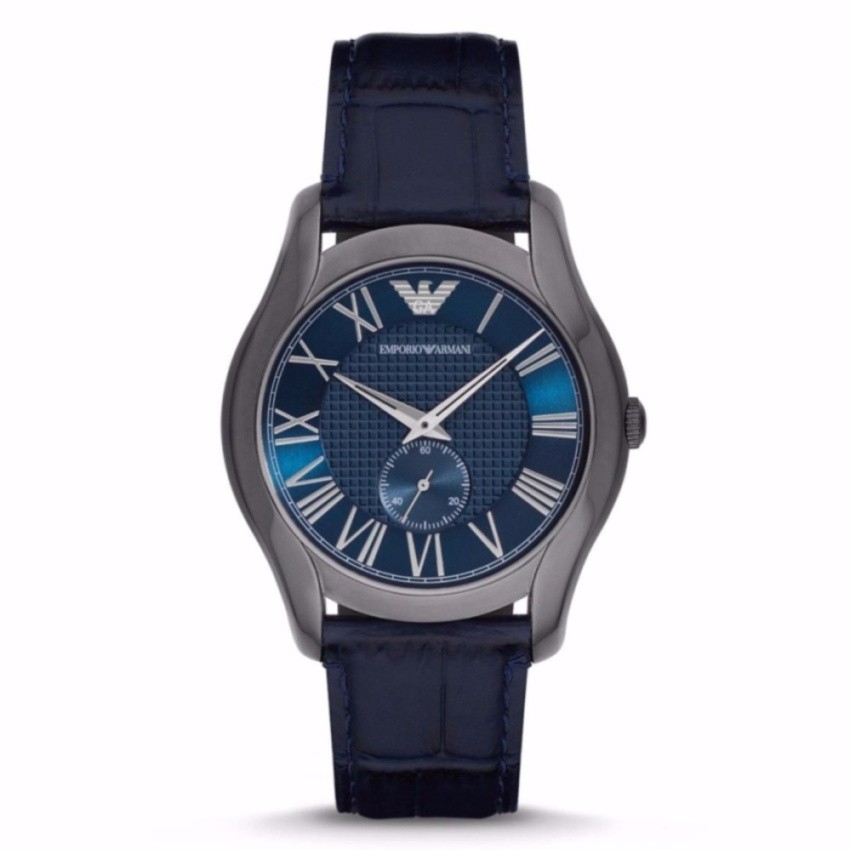 Emporio Armani Men's AR1986 Dress Blue Leather Watch