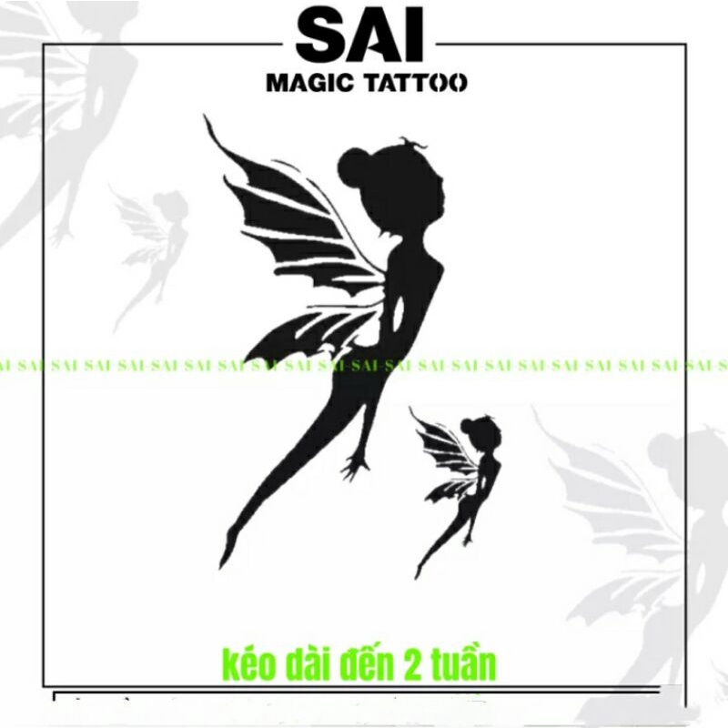 สติ๊กเกอร์สักกันน้ํา EXTENDED ถึง 2 WEEKS HA-037 10 X 6CM