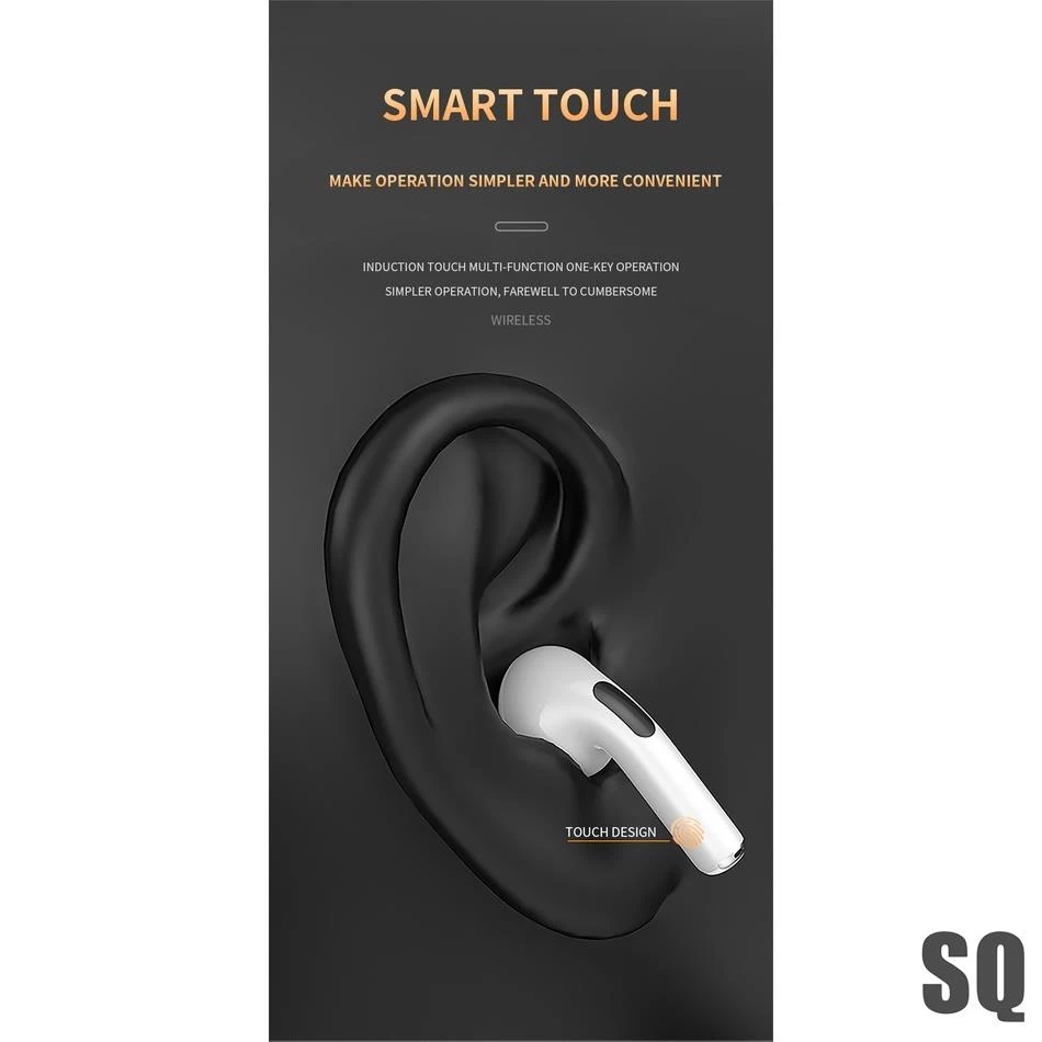 หูฟังบลูทูธไร้สาย PRO 6 TWS พร้อมกล่องชาร์จ สำหรับ iPhone Samsung Oppo Vivo Huawei thumbnail 5