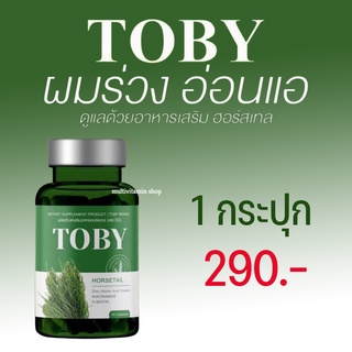 TOBY HORSETAIL โทบี้ ฮอร์สเทล วิตามินบำรุงผม วิตามินบำรุงเส้นผม อาหารเสริมบำรุงผม อาหารเสริมบำรุงเส้นผม วิตามินแก้ผมร่วง