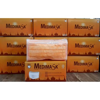 Medimask Orange Facemask หน้ากากอนามัยสีส้ม