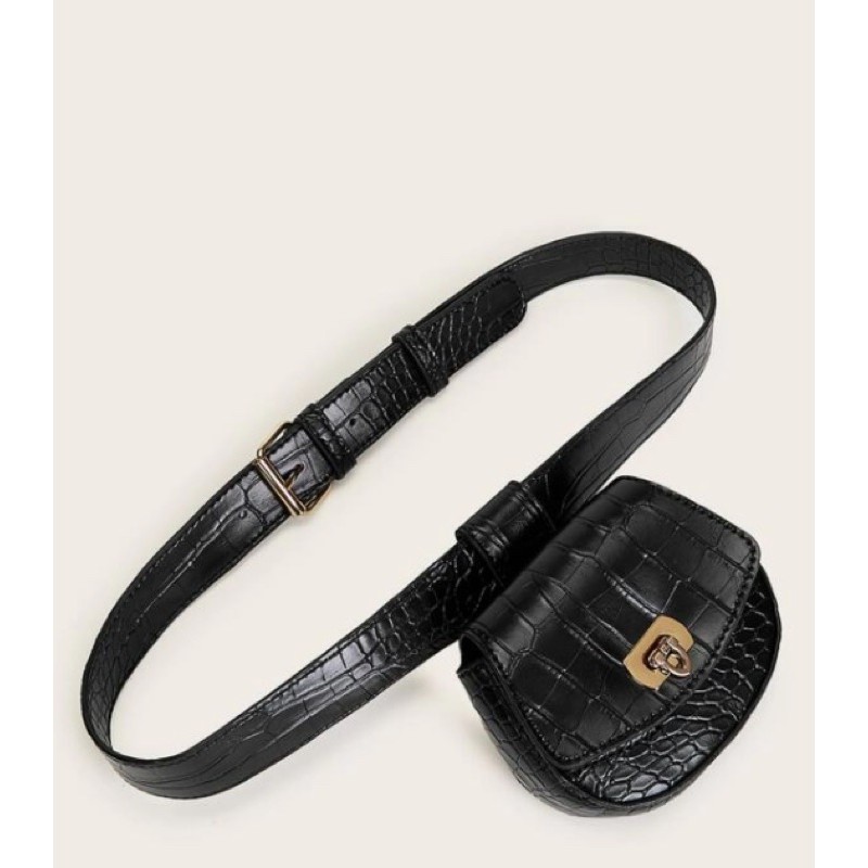 Croc Embossed Fanny Pack