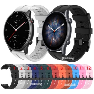 สายนาฬิกาข้อมือซิลิโคน สําหรับ Huami Amazfit GTR 3 3 Pro 2 2E