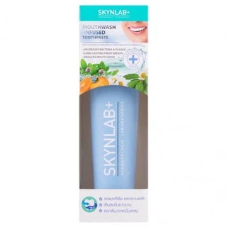 ส่งฟรี/มีไลฟ์ ยาสีฟัน สกินแล๊ป 2 สูตร SKYNLAB+ Mouthwash Infused /Premium Fresh Smile Toothpaste 100/160g