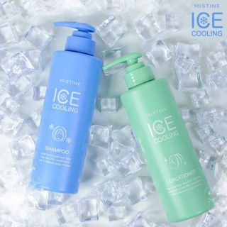 แชมพู สูตรเย็น  มิสทิน ไอซ์ คูลลิ่ง 400 มล. MISTINE ICE COOLING CONDITIONER 300 G