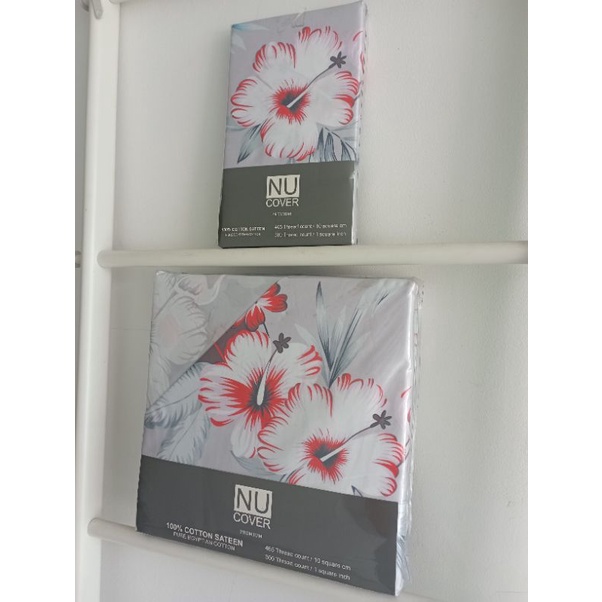 ปลอกผ้านวม + ปลอกหมอนบอดี้ รวม 2 ชิ้น Duvet Set ไซส์ King คิง Nu Cover Premium เตียง 6 ฟุต ผ้าคอตตอน