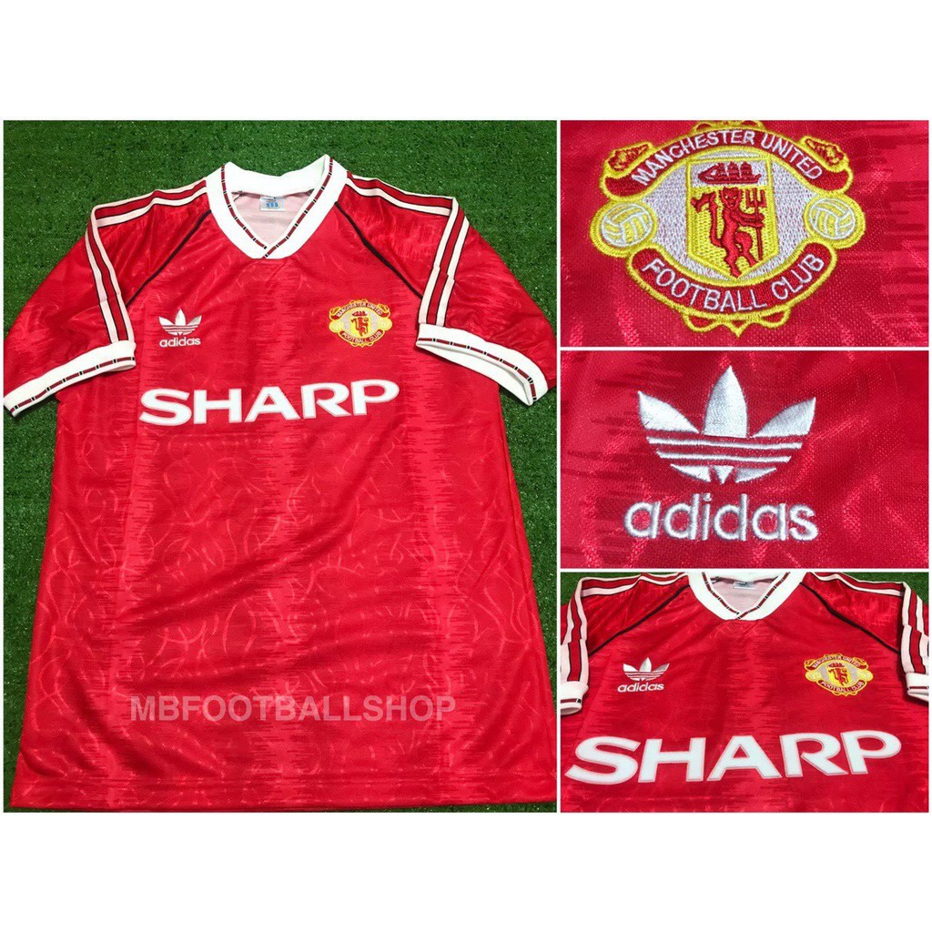 เสื้อแมนเชสเตอร์ยูไนเต็ด 1990 ลายไฟ ( Manchester United Home 1990 )