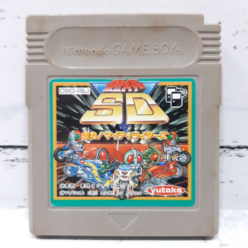 ตลับแท้ [GB] [0057] Kamen Rider SD-Run! Mighty Riders (Japan) (DMG-R6J) Gameboy Game Boy Original เก