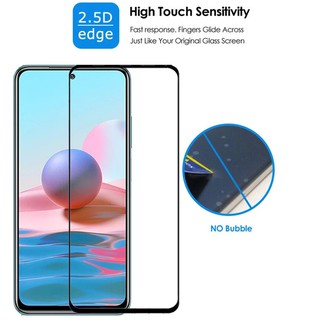 2PCS กระจก Redmi Note 10 5G Tempered Glass Full Cover Glass Screen Protector Xiaomi Redmi Note10 5G กระจกครอบเต็ม ป้องกันหน้าจ