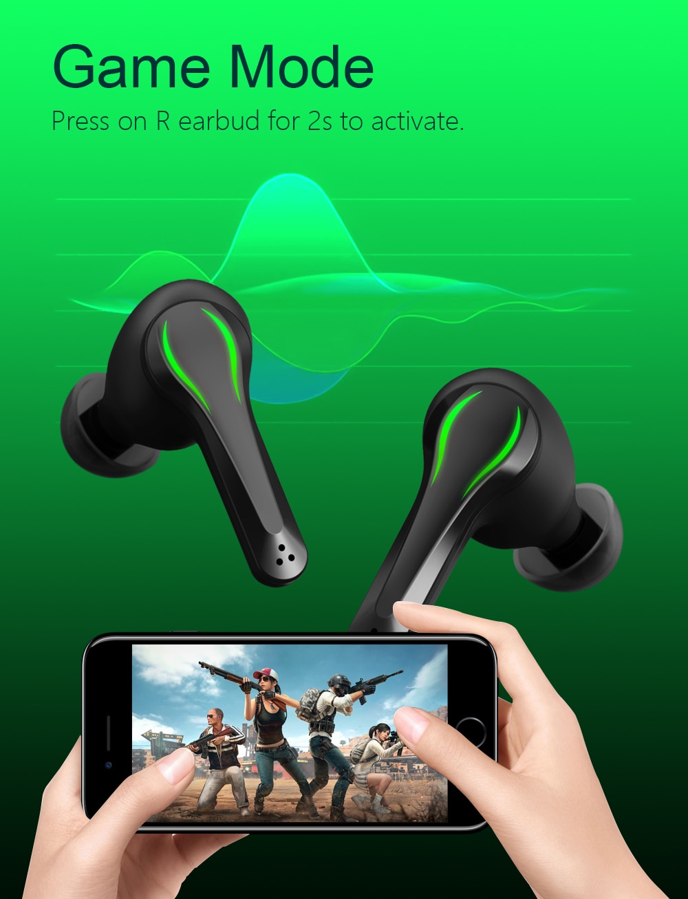 low latency earbuds for pubg