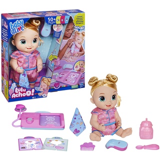 Baby Alive Lulu Achoo Doll, Interactive Doctor Play Toy with Lights, Sounds