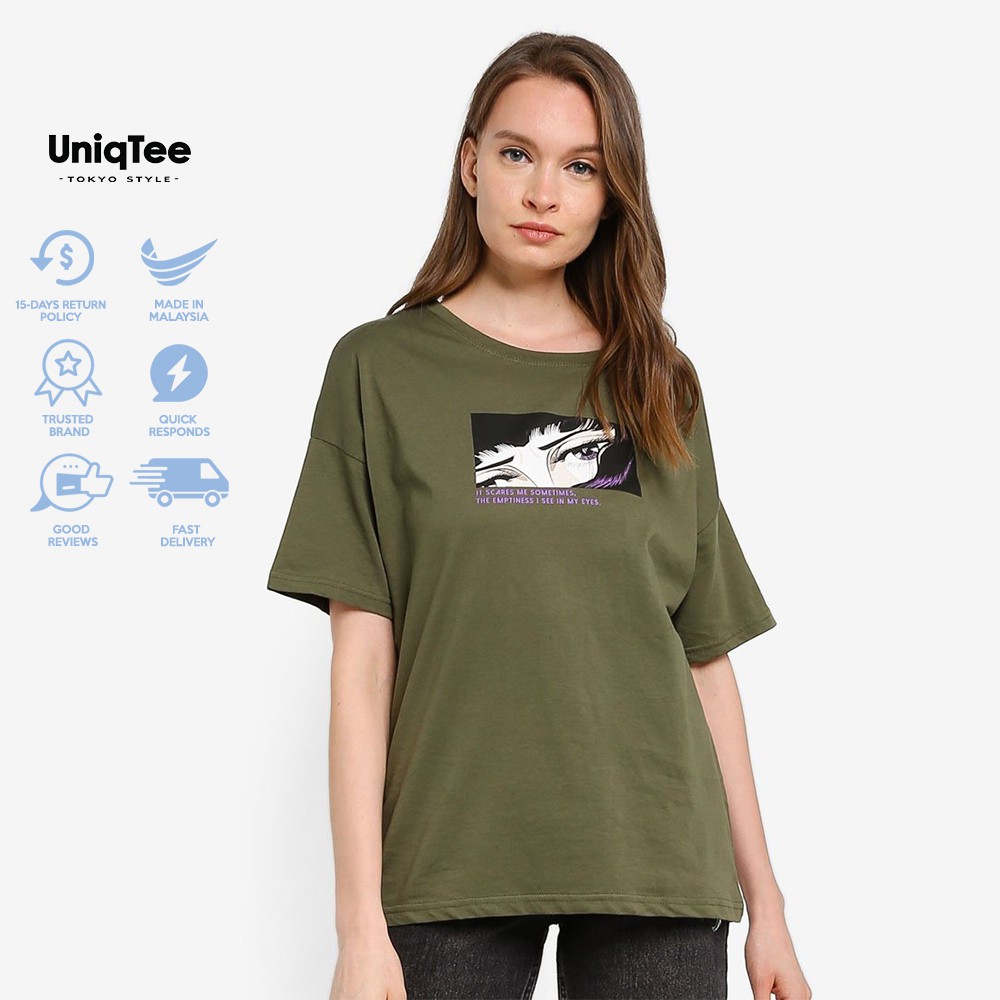 UniqTee Girl with Mask Tee - LM18578TS