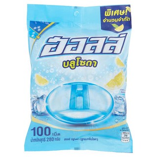 🔥HOT🔥 ฮอลล์ บลูโซดา ลูกอมกลิ่นโซดา 100 เม็ด Hall Blue Soda Candy Soda Flavor 100 Tablets