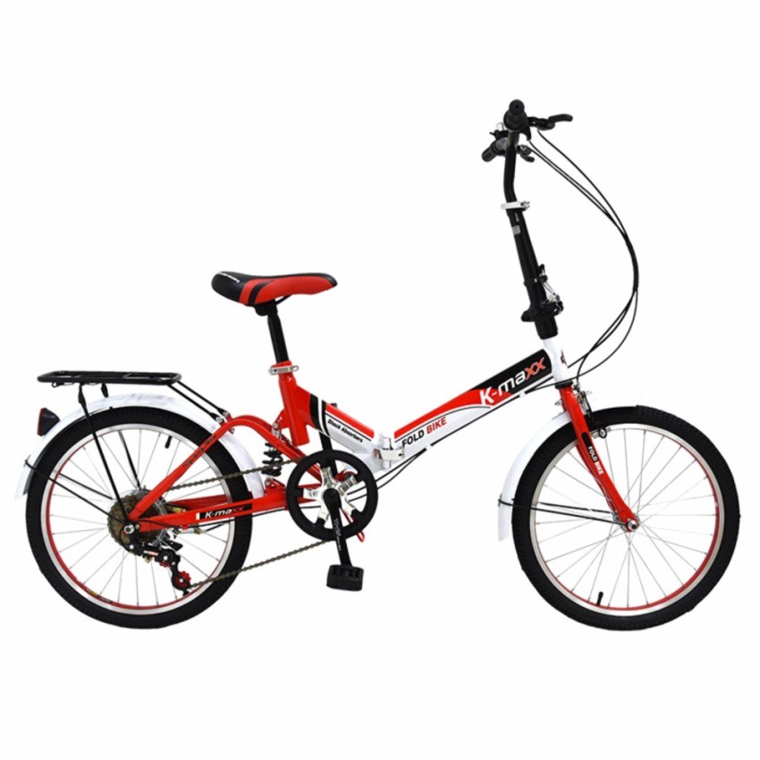 K-BIKE MAXX จักรยานพับได้ FOLDING BIKE 20 นิ้ว 6 Speed รุ่น 20K62(New Design) แดง/ขาว #8