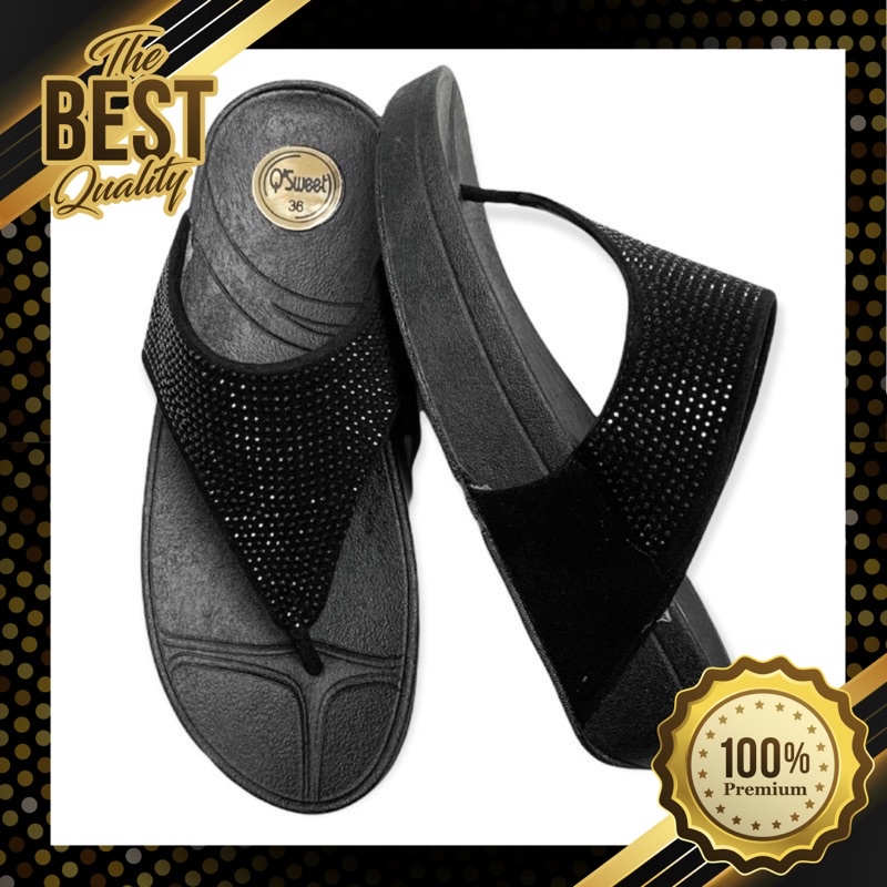 ราคาถูกที่สุด💖 รองเท้าแฟชั่น ดีเทลแบบคีบหลอก มีทั้งแบบคีบและสวม เพชรวิบวับ พื้นนิ่ม (เพชรรีด)