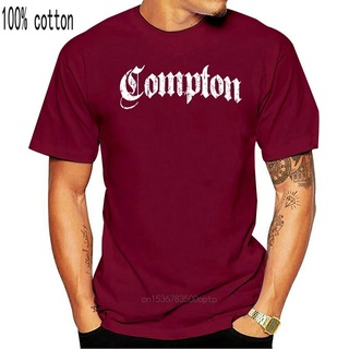 คอลูกเรือพร้อมส่ง เสื้อยืดแขนสั้น ผ้าฝ้าย 100% พิมพ์ลาย Compton Nwa Dre Ghetto Eazy E Gangsta Rap สไตล์ฮิปฮอป ฤดูร้อน สํ