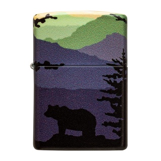 Zippo ไฟแช็กรุ่น 49482 Bear Landscape ของแท้ รับประกันตลอดชีวิต นำเข้าและจำหน่ายโดยตัวแทนจำหน่าย