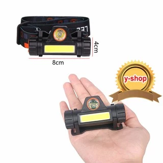 101 ไฟฉายคาดหัว Q5+COB Outdoor USB Rechargeable พร้อมแม่เหล็ก