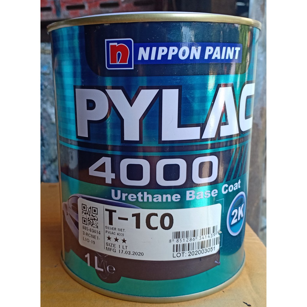 สีพ่นรถยนต์ สีรถยนต์ สีพ่นรถยนต์2k PYLAC 4000 สีไพแลค (สีโตโยต้าบอลทอง) 2K เบอร์ T-1CO (ขนาด 1 ลิตร)