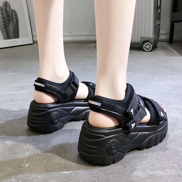 Ielgy Sepatu Sandal Platform dengan Sol Tebal untuk Wanita - ep_1xwbe3m ...