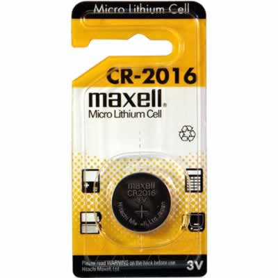 ถ่านกระดุม Maxell CR2016 แพค 2 ก้อน