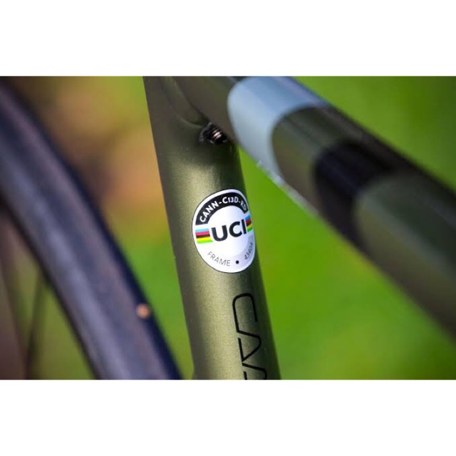 โลโก้ UCI ติดเฟรม ตัวล่าสุด