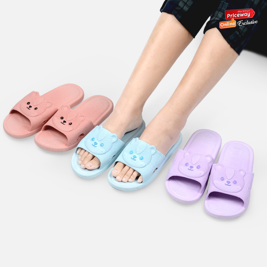 รองเท้าแตะลายแฮมเตอร์ น่ารัก สีสดใส ใส่ในบ้าน ห้องน้ำ ทนทาน รุ่น PSP040