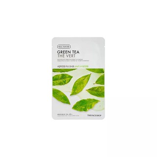 THE FACE SHOP REAL NATURE GREEN TEA FACE MASK