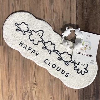 พรมข้างเตียงขนนุ่มhappy clouds☁️ //miss.hygge