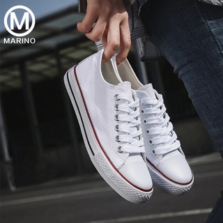 Marino รองเท้า รองเท้าผ้าใบ รองเท้าแฟชั่น รองเท้าผ้าใบผู้หญิง รุ่น A001 - สีขาว  เครื่องครัวอุปกรณ์เบ็ดเตล็ดในครัวอื่น