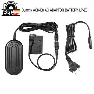 Dummy Battery ACK-E8 AC Adapter Battery LP-E8 for Canon 700D 650D 600D