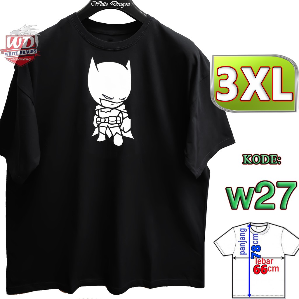 เสื้อยืด 3XL BATMAN BIG SIZE JUMBO CODE w27